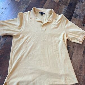 Lands' End Men's soft yellow Polo Shirt